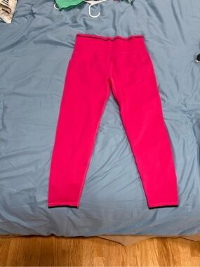 soulcycle Bright Pink High-Waist Leggings